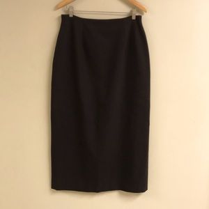 Charter Club Fine Wool Black Skirt—Size 14